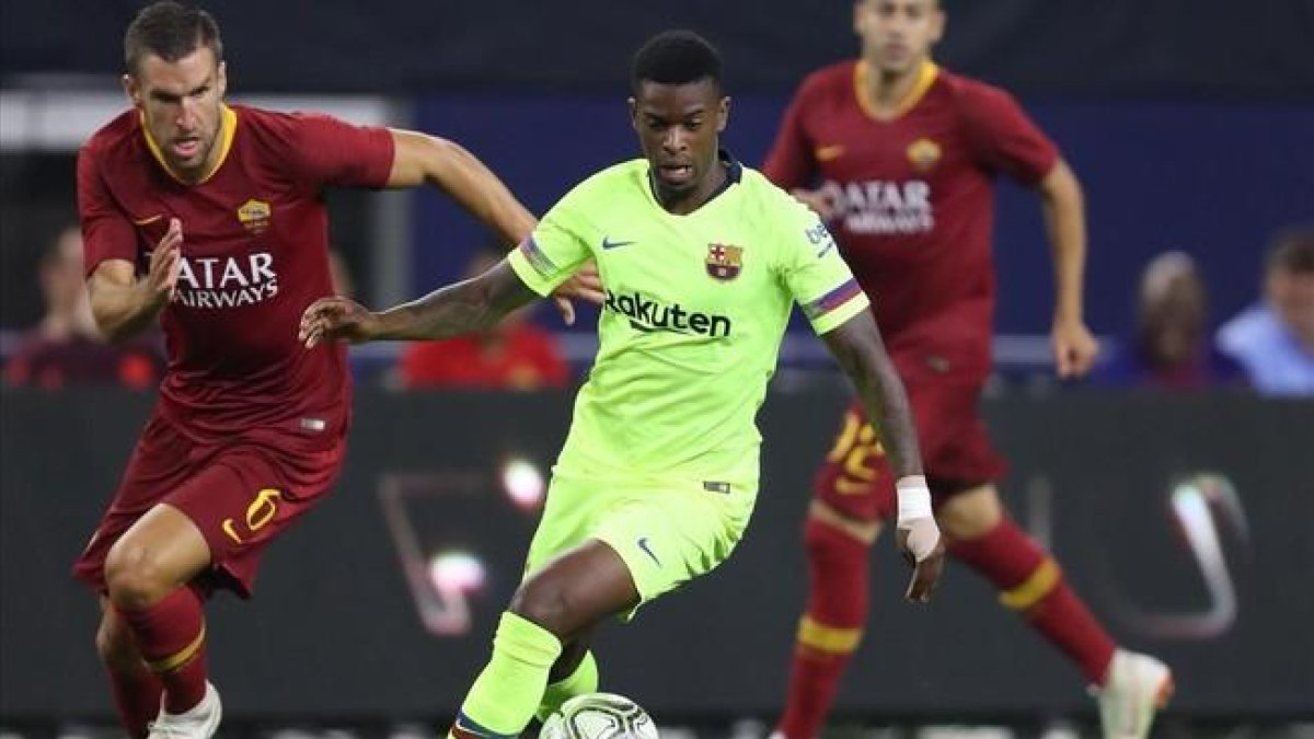 Semedo en un partido de pretemporada con el Barcelona-MATTHEW EMMONS