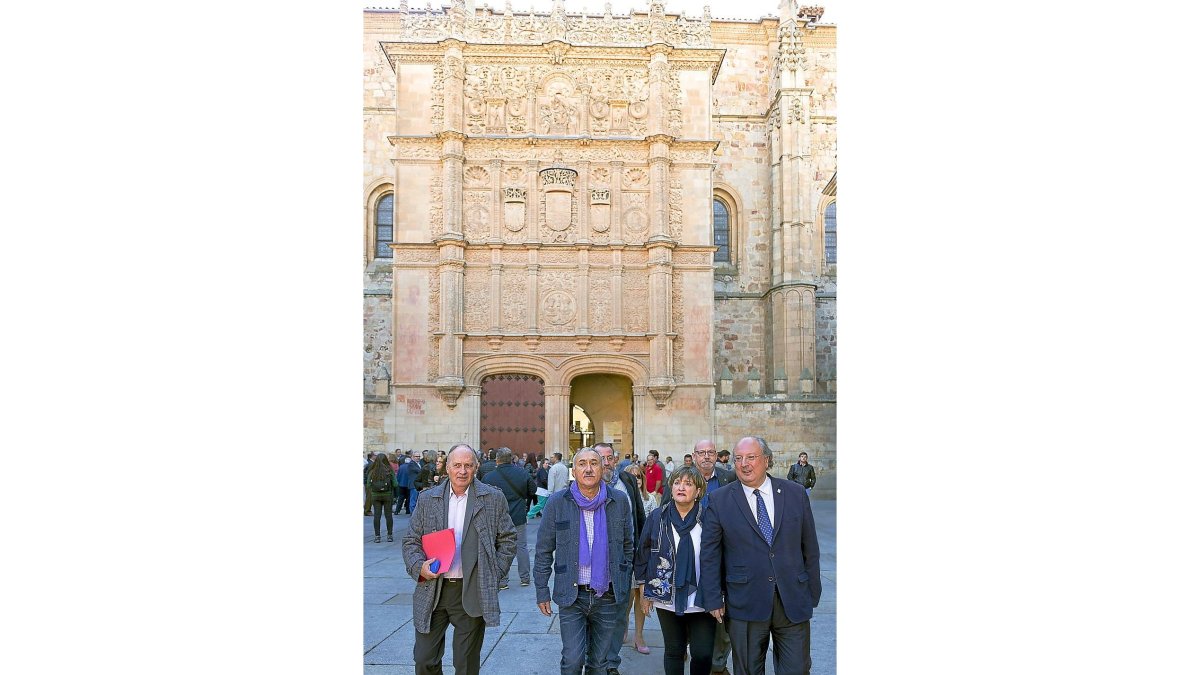 Faustino Temprano, José María Álvarez y Enrique Cabero.-ICAL