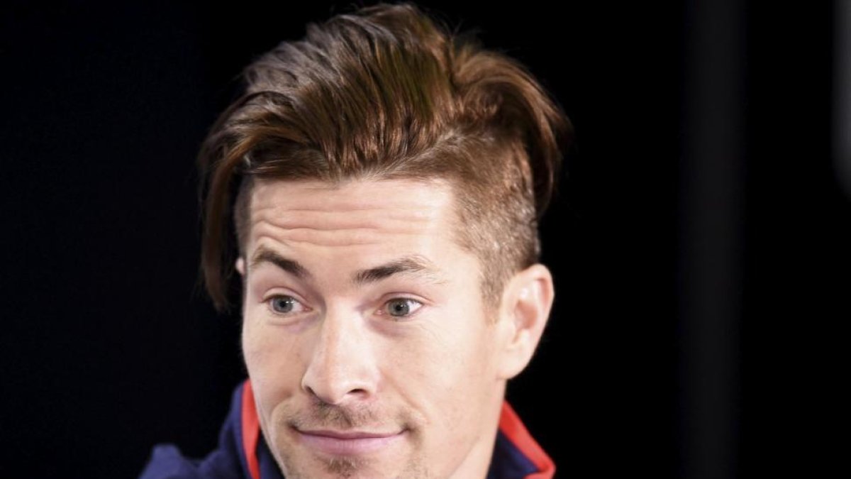 Nicky Hayden, durante una rueda de prensa en Australia en octubre del 2016.-TRACEY NEARMY