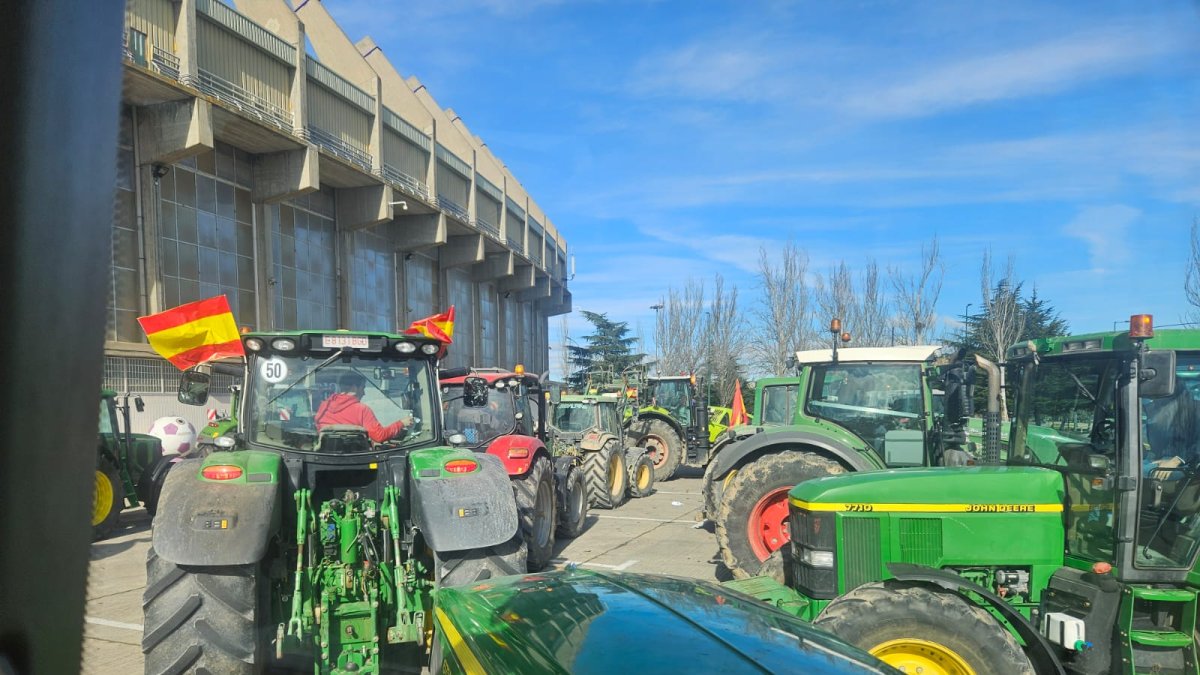 Tractorada en Valladolid. -E.M.