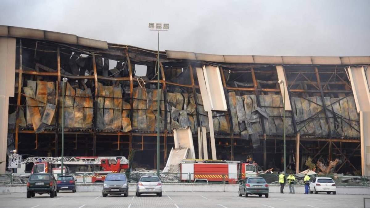Instalaciones de la planta de Campofrío en Burgos que sufrió un devastador incendio que arrasó su totalidad-Ical