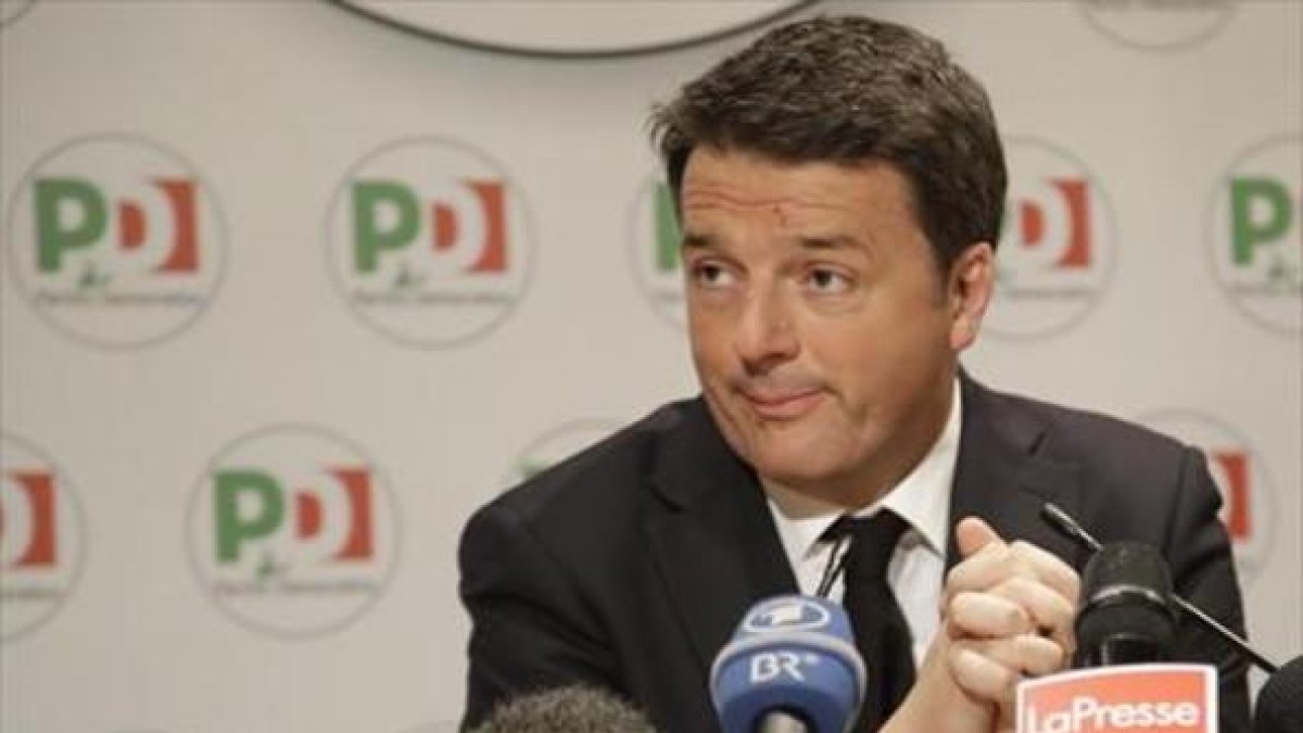 Matteo Renzi, líder del PD.-
