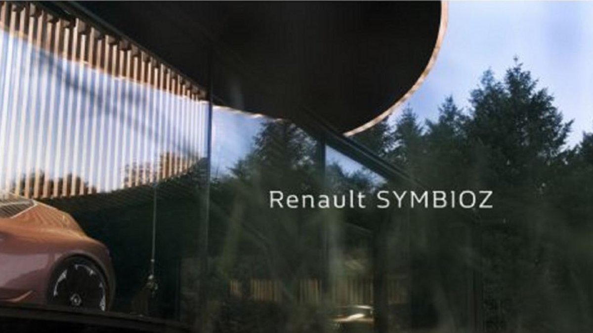 Renault Symbioz, el automóvil del futuro que encarna este concept-car estará en armonía e interacción continua con su entorno.-EL MUNDO