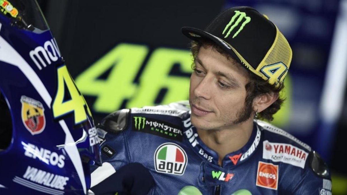 El italiano Valentino Rossi, piloto de Movistar Yamaha.-MILAGRO / GIGI SOLDANO