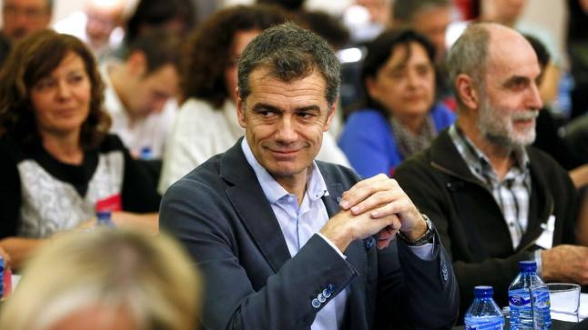 Cantó, durante el Consejo Político extraordinario celebrado este sábado.-Foto:   EFE /JUANJO MARTÍN