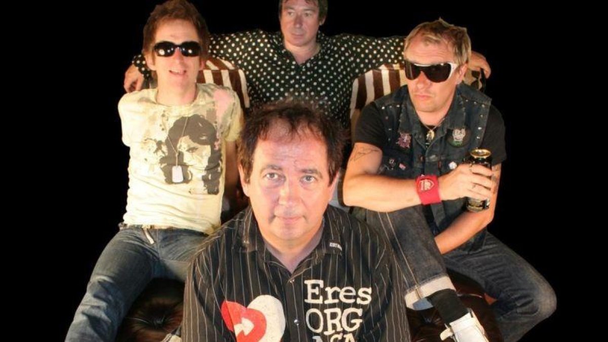 The Buzzcocks, con Pete Shelley en primer plano-CHRIS GOMEZ