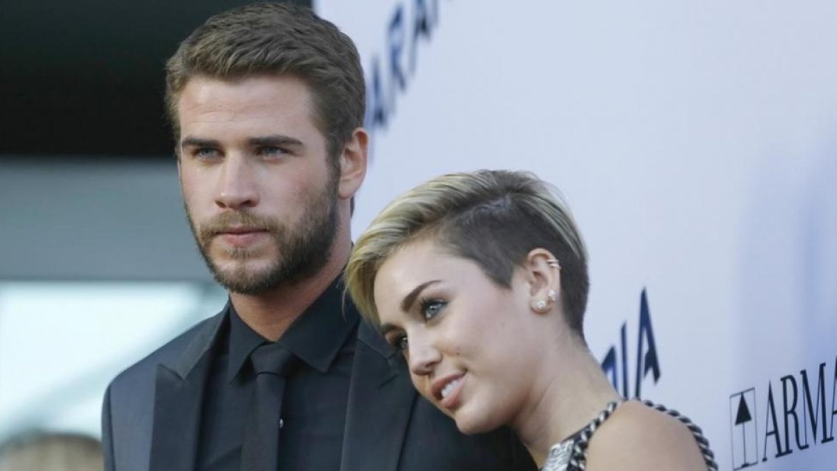 Una imagen de archivo de Liam Hemsworth y Miley Cyrus.-MARIO ANZUONI
