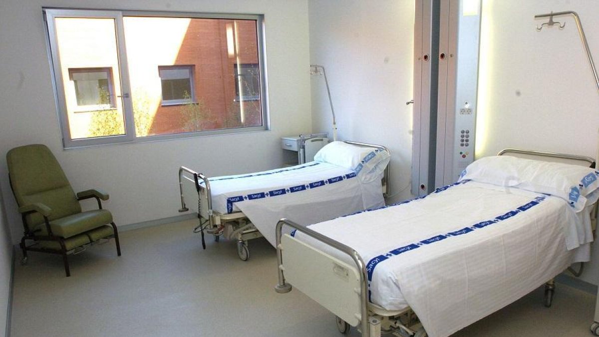 Habitación de un hospital de Castilla y León-E. M.