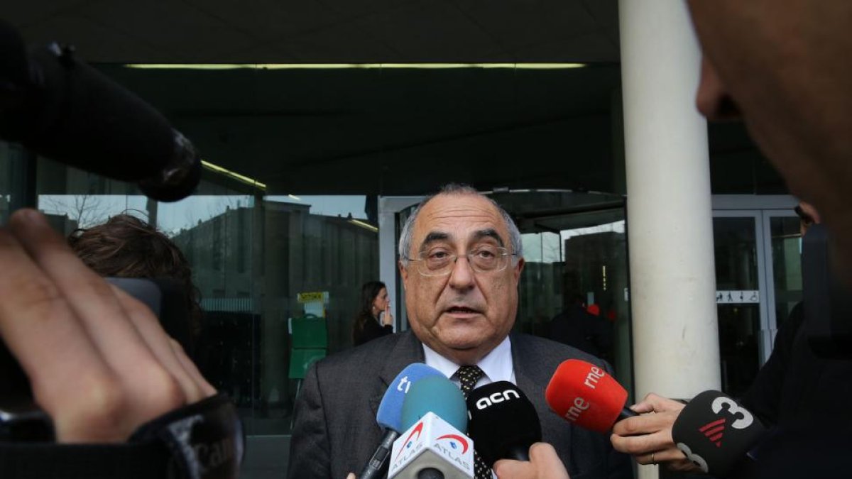 Joaquim Nadal, en la Ciutat de la Justícia, en una imagen de archivo.-ELISENDA PONS