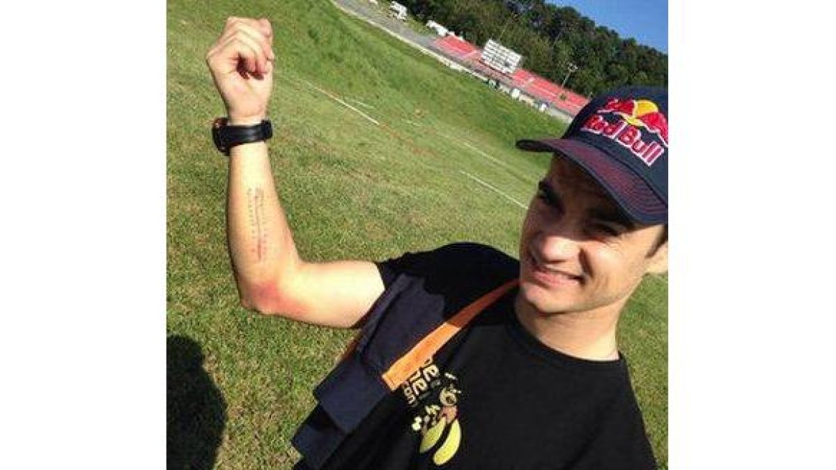Dani Pedrosa.-Foto: TWITTER / DANI PEDROSA