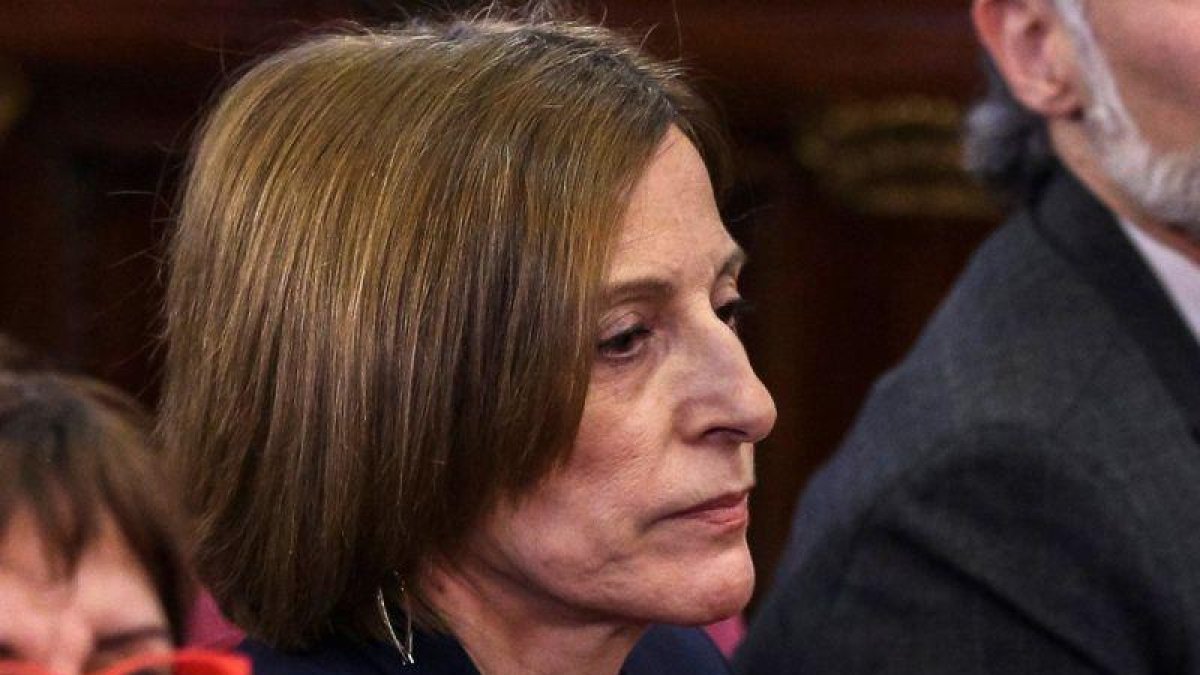 Carme Forcadell, expresidenta del Parlament.-EFE