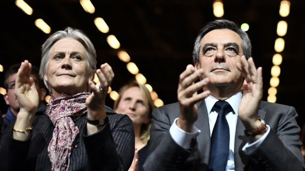 Penelope y François Fillon, en una imagen de archivo.-PHILIPPE LOPEZ (AFP)