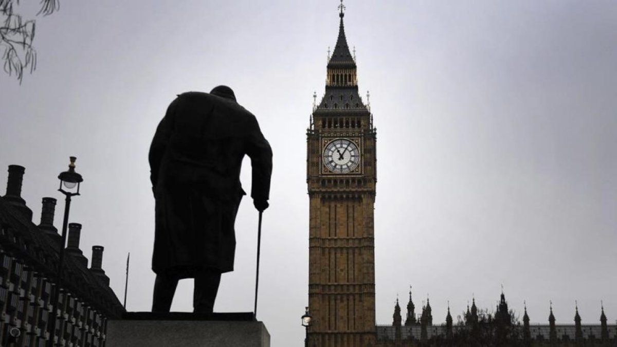 Vista del Big Ben en Londres, este jueves.-EFE / ANDY RAIN