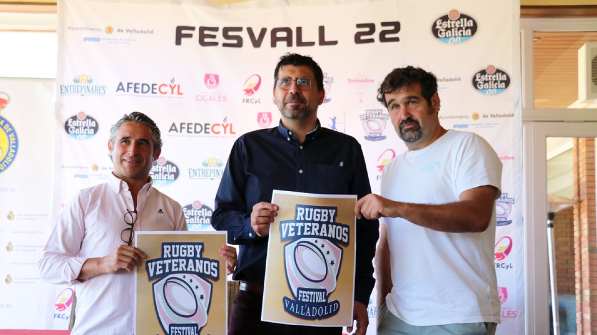 Guerrero, Escudero y Bustos en la presentación del Festival en la Real Sociedad Hípica. / E M.