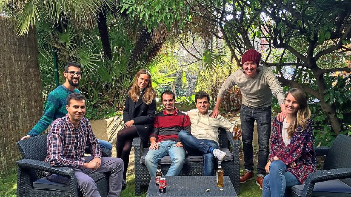 El equipo de Wave, la ‘app’ que quiere liderar el sector de la geolocalización.-E. M.