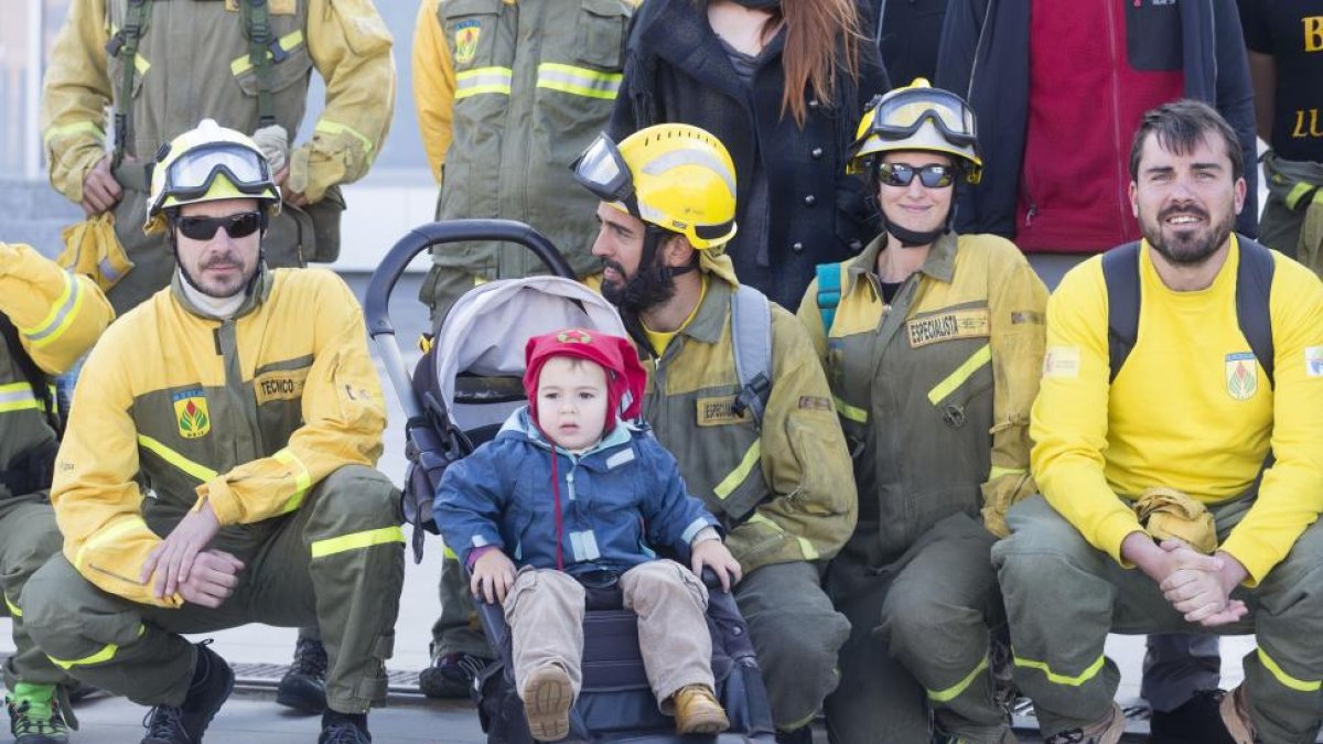 Las Brigadas de Refuerzo de Incendios Forestales (BRIF) comienzan la Marcha Negra a Madrid para luchar por las reivindicaciones del colectivo-Ical