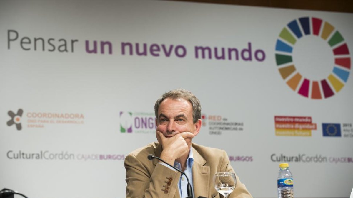 Conferencia del expresidente del Gobierno José Luis Rodríguez Zapatero.-ICAL