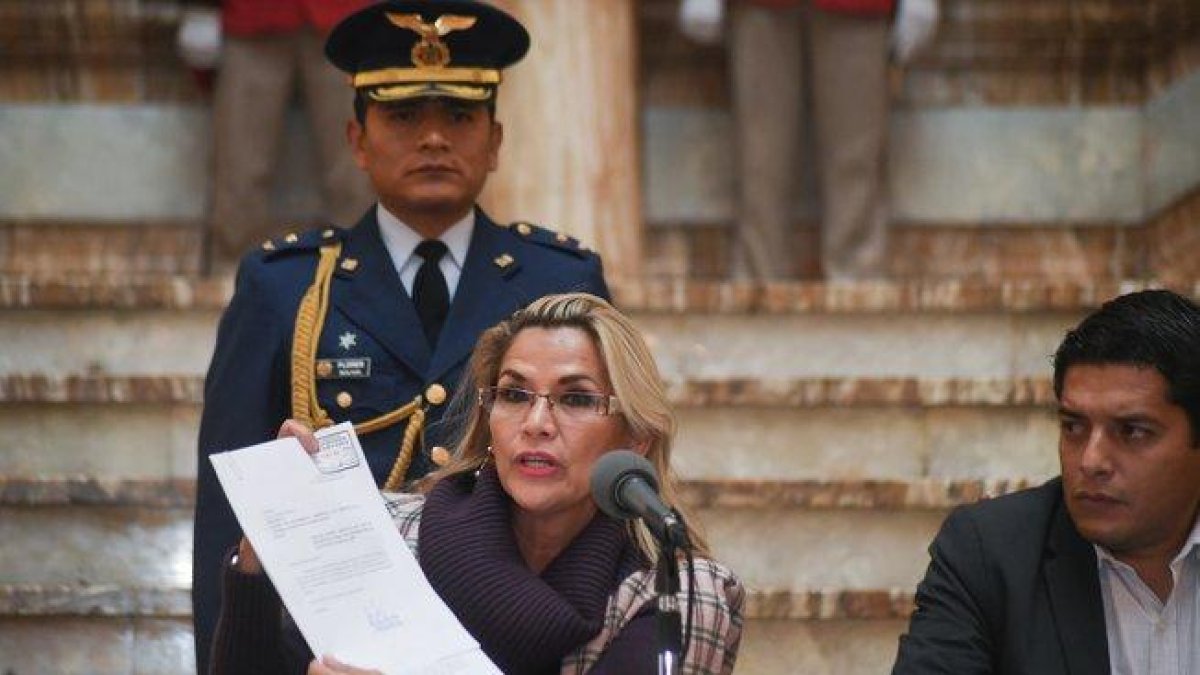 Jeanine Áñez, presidenta interina de Bolivia.-EUROPA PRESS