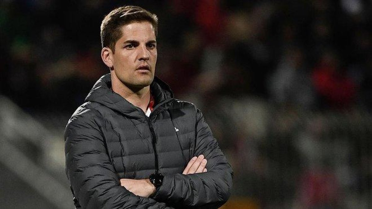 Robert Moreno, durante el Malta-España (0-2) clasificatorio para la Eurocopa 2020.-EL PERIÓDICO