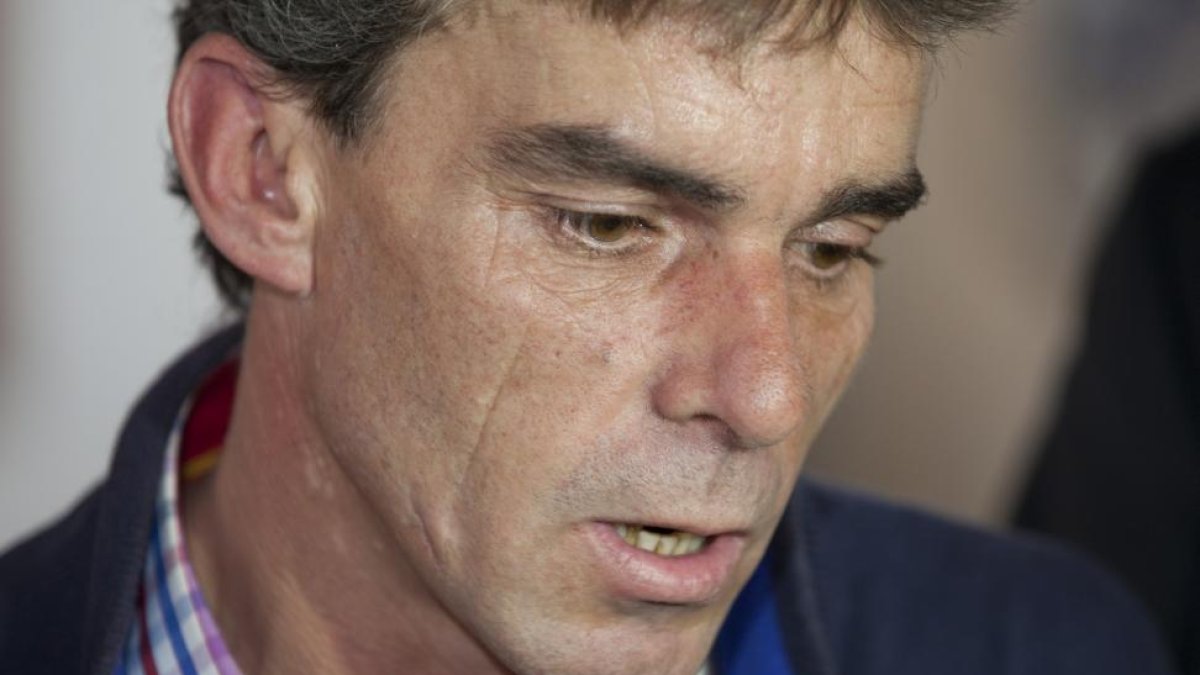 El presidente de la Diputación de Ávlia, Jesús Manuel Sánchez Cabrera recibió a David Benito, el vecino de La Aldehuela que ha solicitado un indulto por la pena de cárcel a la que fue condenado tras un accidente de tráfico-ICAL