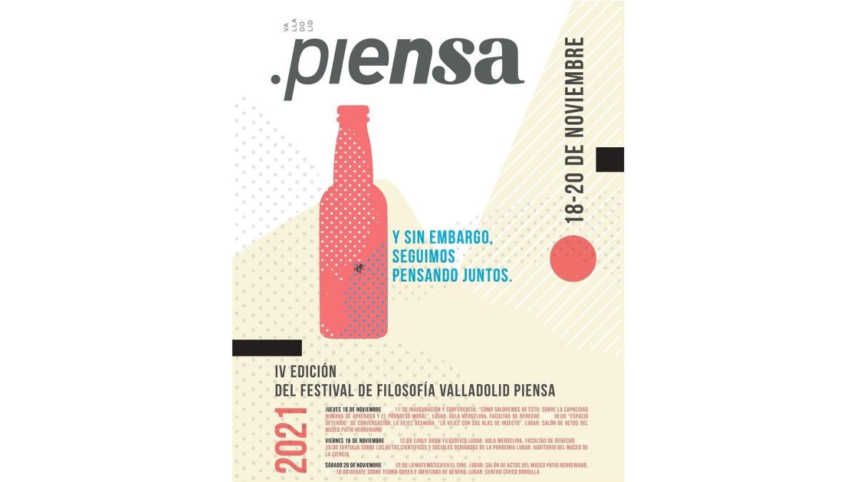 Cartel de 'Valladolid Piensa'