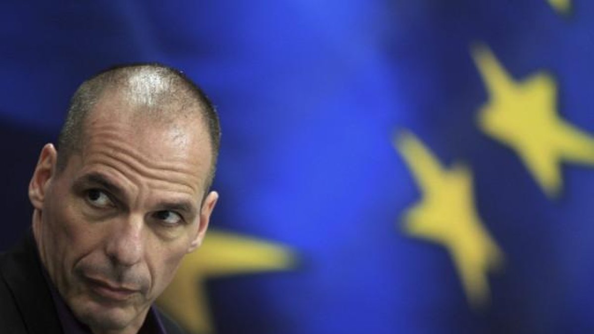 Varufakis, cuando era ministro de Finanzas griego, en el 2015-SIMELA PANTZARTZI