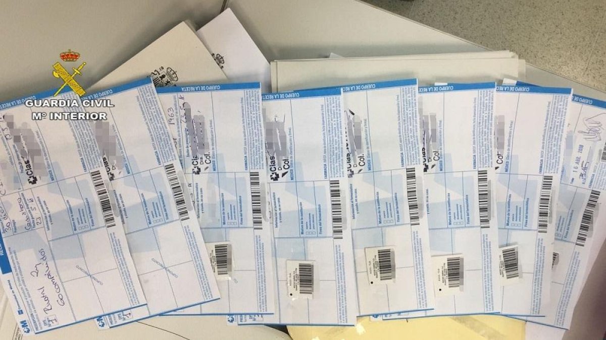 Se enfrenta a 5,5 años por tratar de adquirir en una farmacia de Valladolid psicotrópicos con recetas falsas-GUARDIA CIVIL