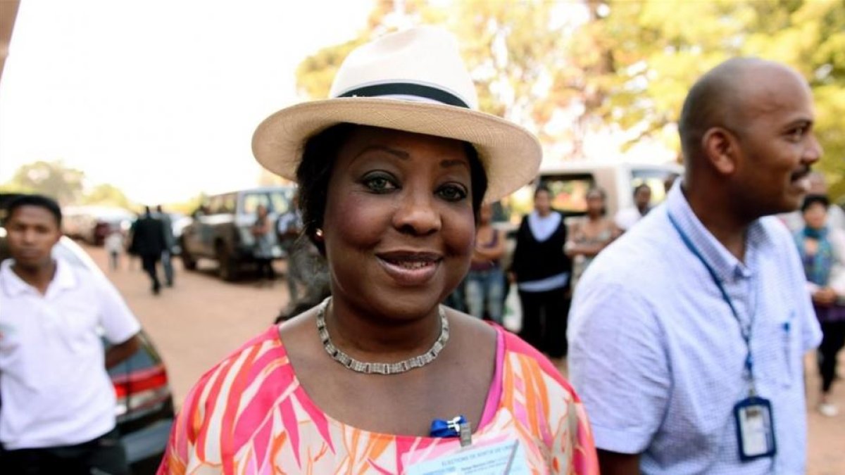 Samoura, antes del congreso de la FIFA en México.-AFP / STEPHANE DE SAKUTIN