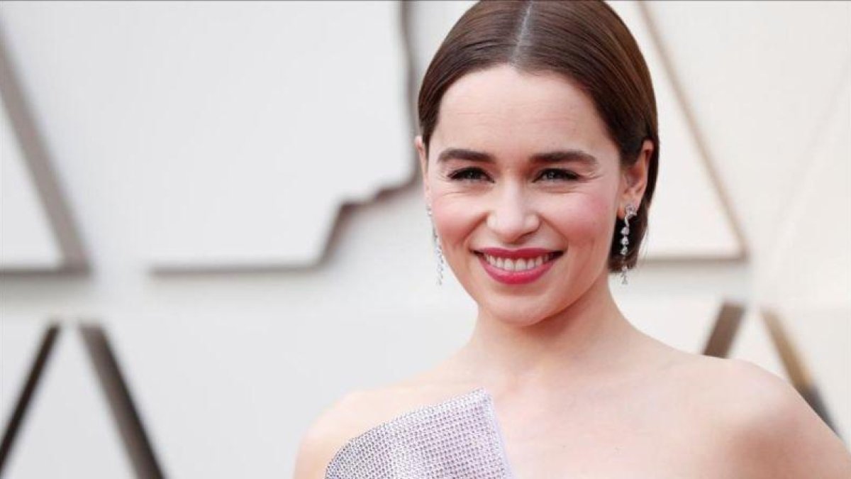 Emilia Clarke durante los Oscars este pasado mes de febrero.-REUTERS