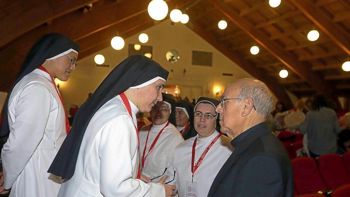 Ricardo Blázquez durante la celebración del III Simposio de profesores de religión.-ICAL