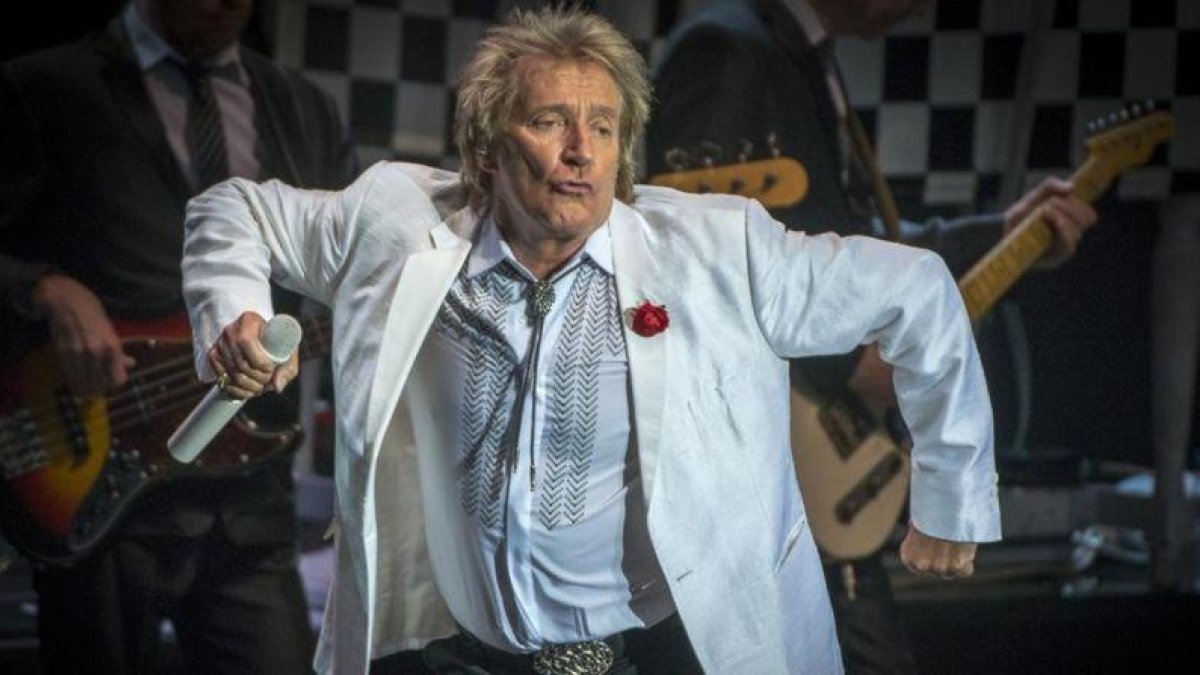 Rod Stewart, en el concierto del pasado verano en el Festival de Cap Roig.-FERRAN SENDRA