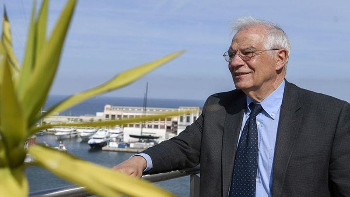 Josep Borell,  el candidato al Parlamento europeo por los socialistas.-JORDI COTRINA