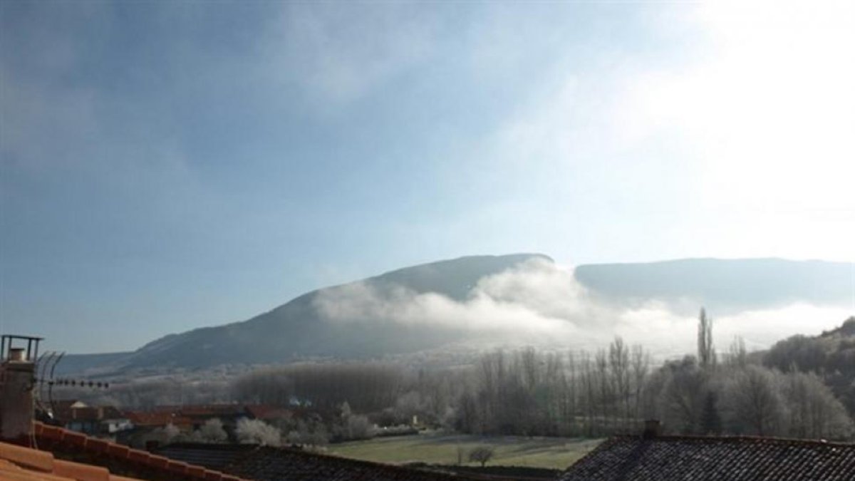 Paisaje Castellano que muestra las bajas temperaturas.-EUROPA PRESS