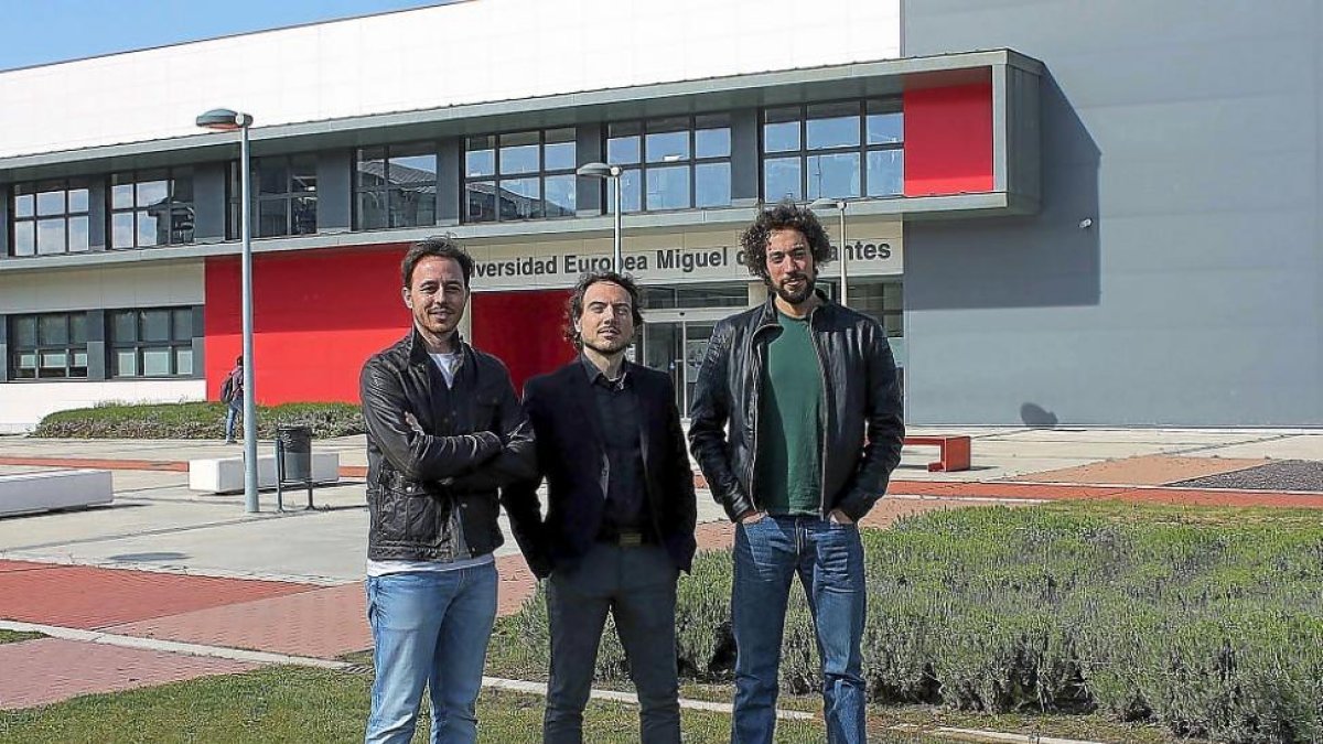 Los tres investigadores de la UEMC.-E.M.