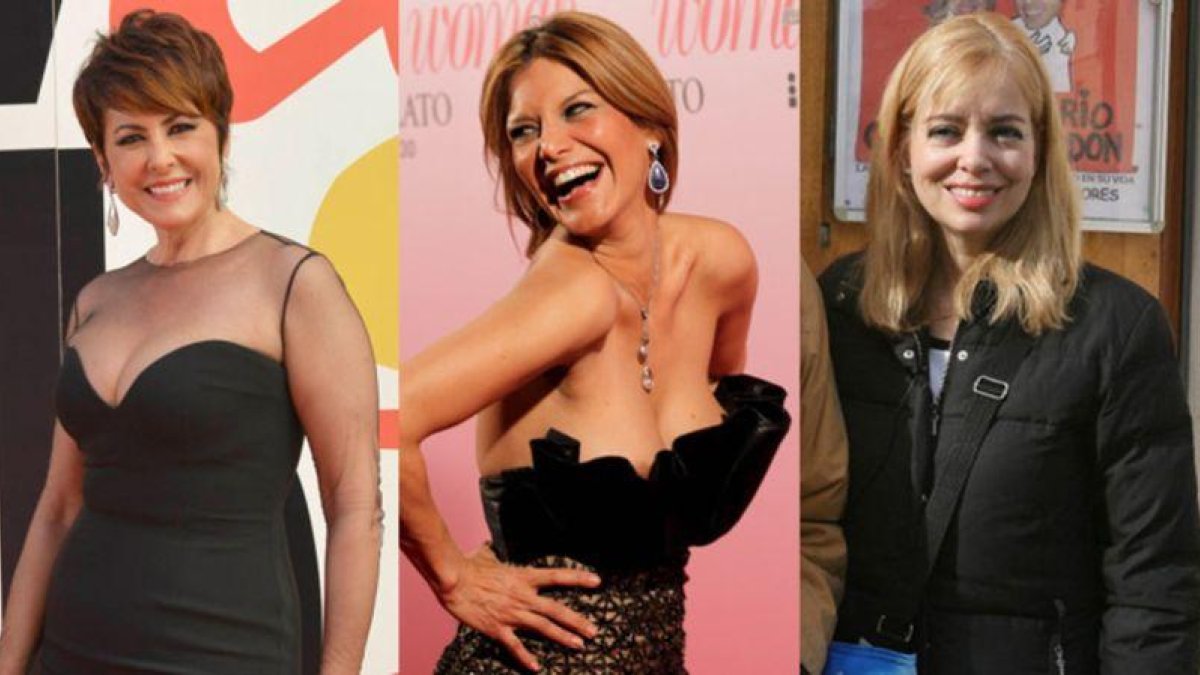 De izquierda a derecha, Irma Soriano, Ivonne Reyes y Emma Ozores.-