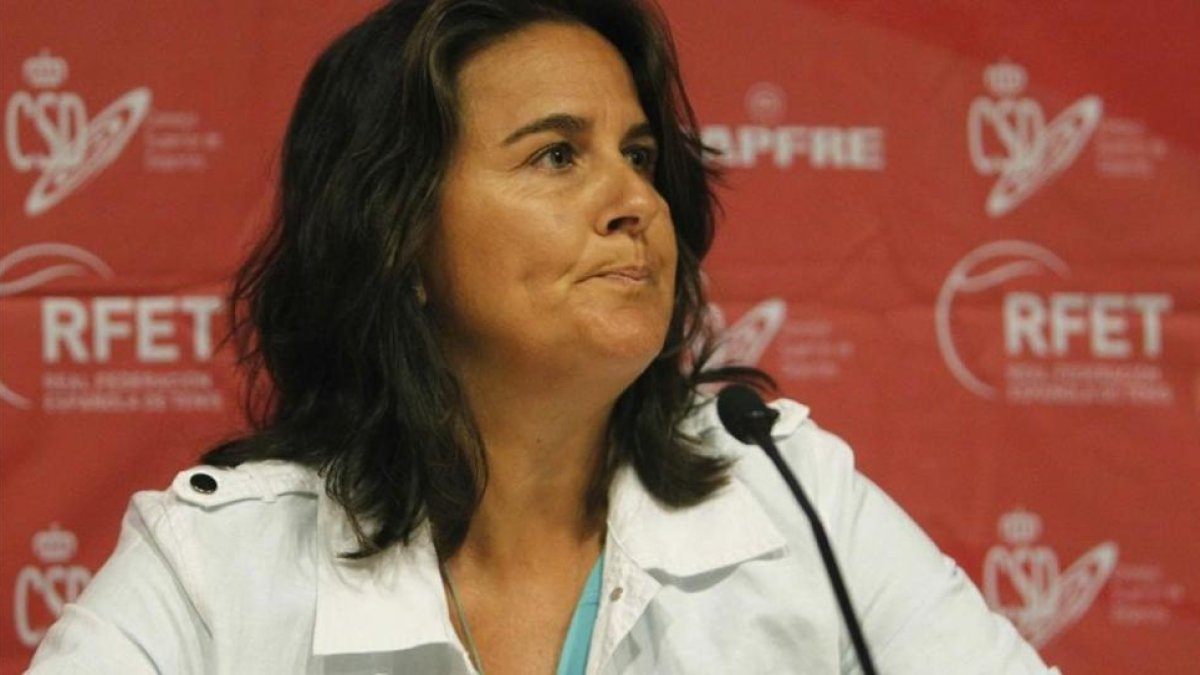 La capitana Conchita Martínez.-EFE / MARTA PEREZ