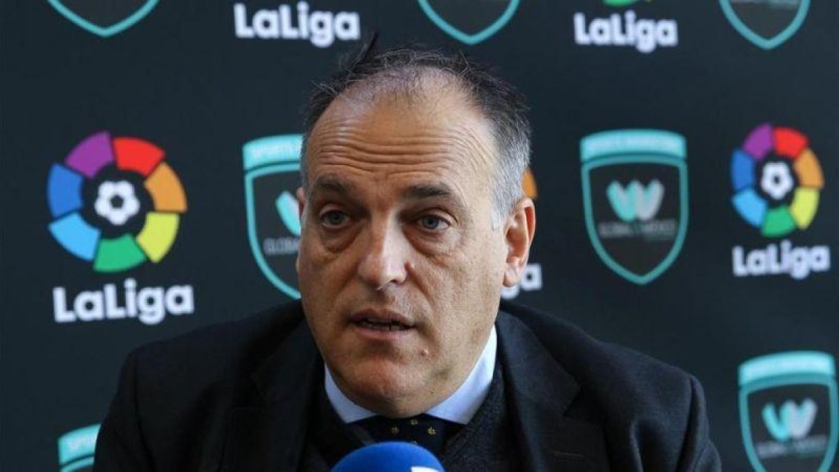 Javier Tebas, presidente de la Liga de Fútbol Profesional (LFP).-EL PERIÓDICO