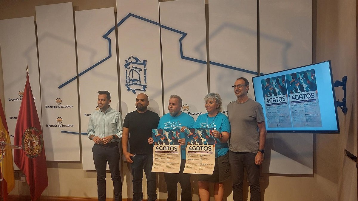 Presentación del festival '4 gatos' en el Palacio de Pimentel. EUROPA PRESS