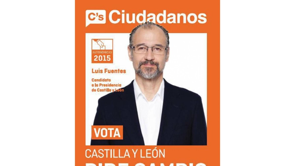 Cartel de Albert Rivera, candidato de Ciudadanos-El Mundo