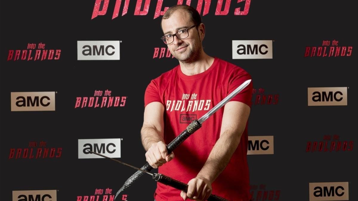 El director sevillano Paco Cabezas, en la presentación de la serie de la AMC Into the badlans.-