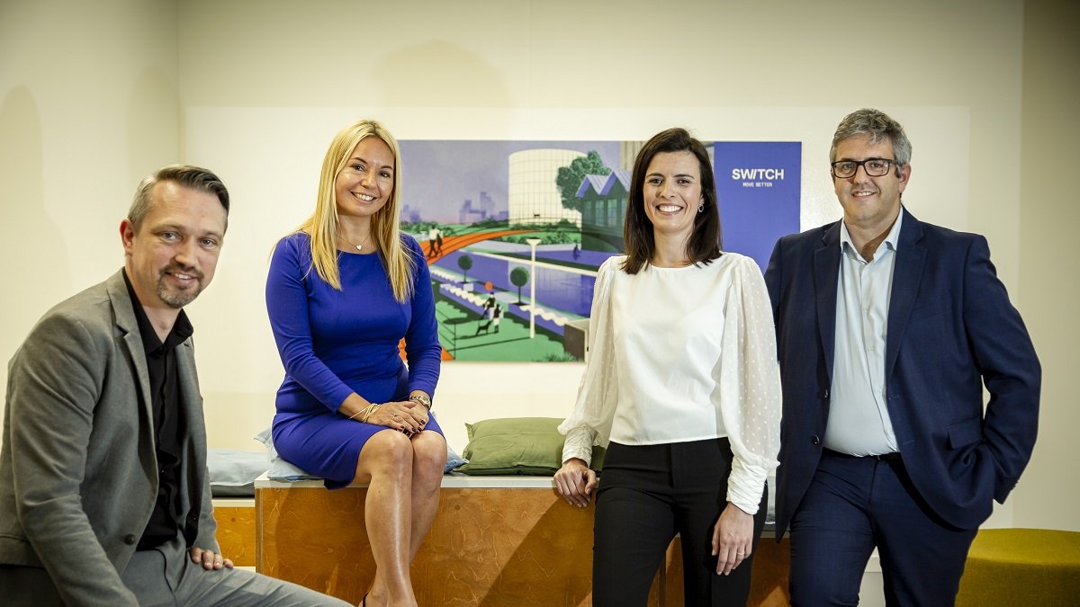 Los nuevos ejecutivos nombrados por Switch Mobility.- E. M.