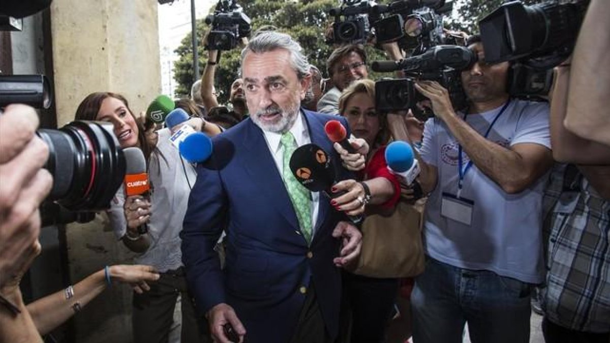 Francisco Correa a su llegada al juzgado.-MIGUEL LORENZO