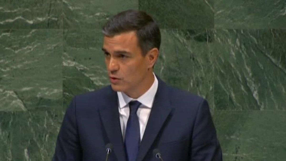 Sánchez, esta madrugada, en las Naciones Unidas-ATLAS