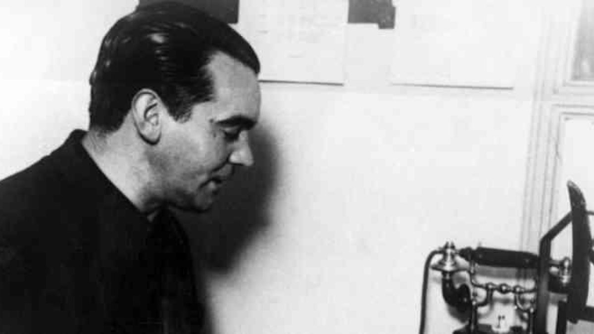 Imagen de archivo del poeta García Lorca.-