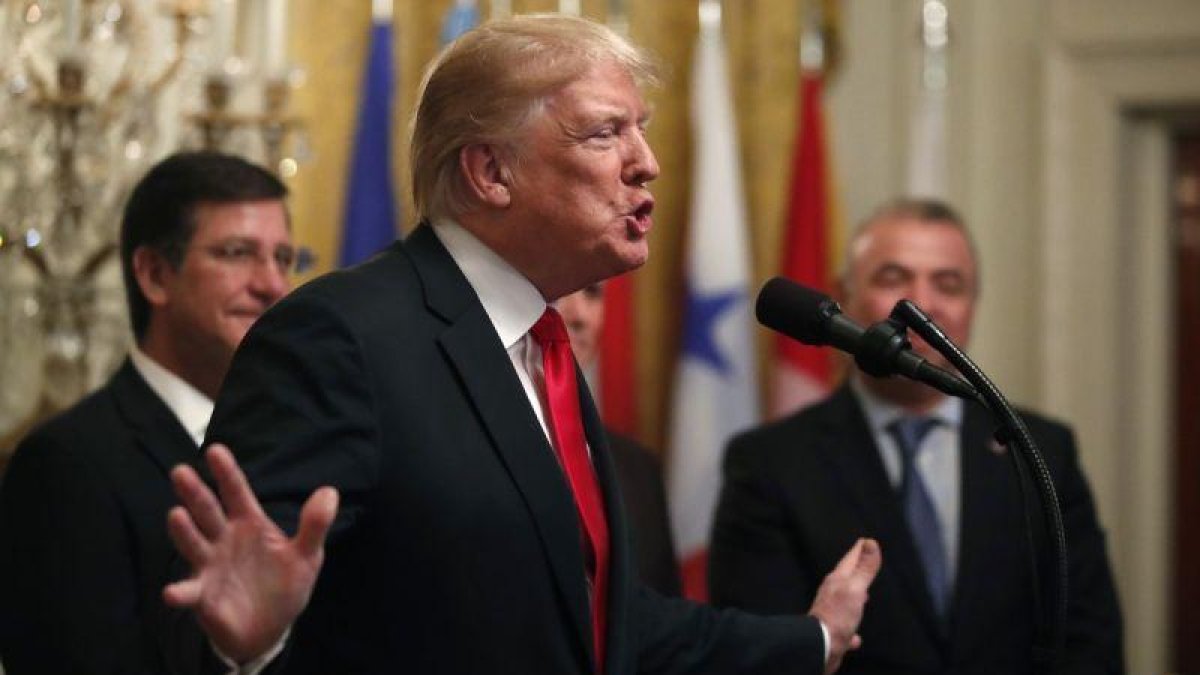 El presidente de los Estados Unidos, Donald Trump.-ALEX BRANDON (AP)