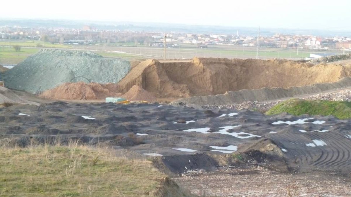 Lugar del paraje Valdezoño en el que estarían vertidos los residuos, según Agerdcyl-Agerdcyl