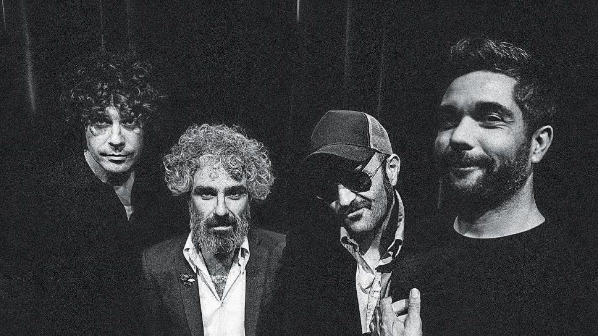Los miembros de León Benavente César Verdú, Abraham Boba, Luis Rodríguez y Eduardo Baos.-EL MUNDO