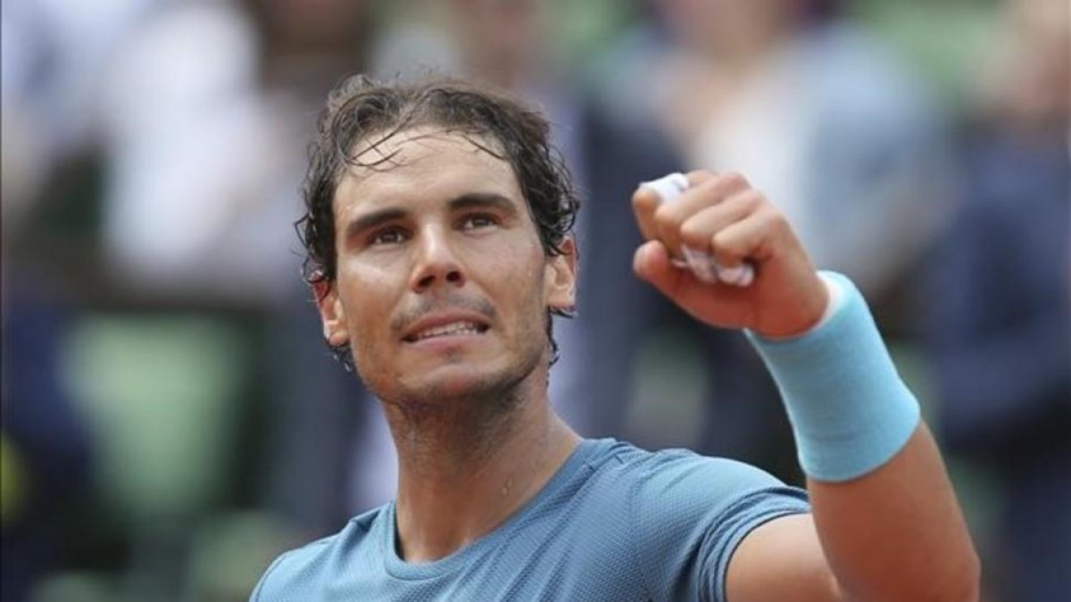 Rafa Nadal, tras ganar a Facundo Bagnis.-AP / DAVID VINCENT