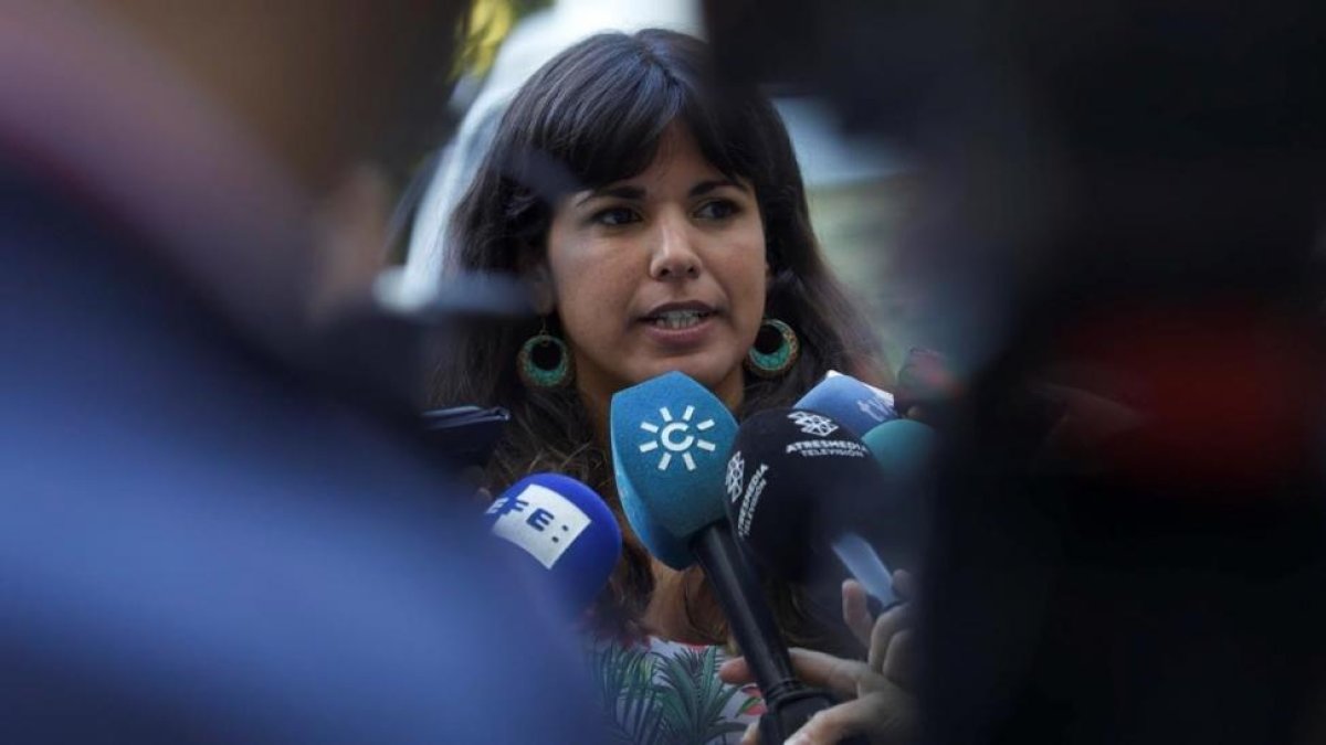 Teresa Rodríguez, secretaria general de Podemos Andalucía.-JULIO MUÑOZ