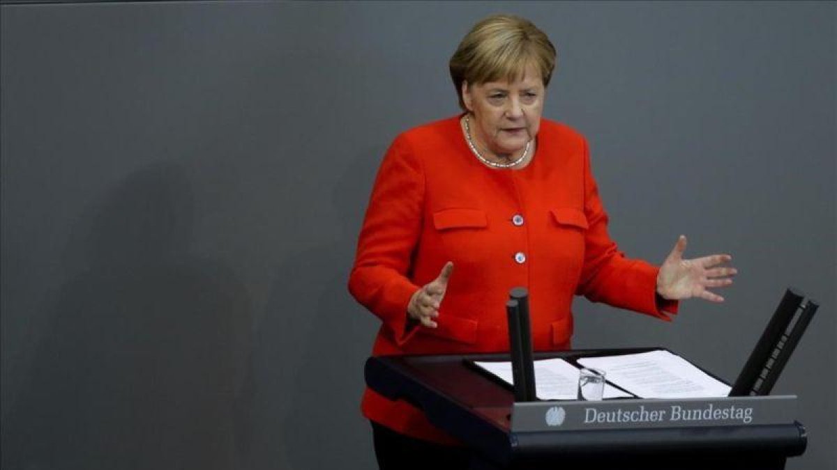 La cancillera alemana, Angela Merkel.-MARKUS SCHREIBER (AP)
